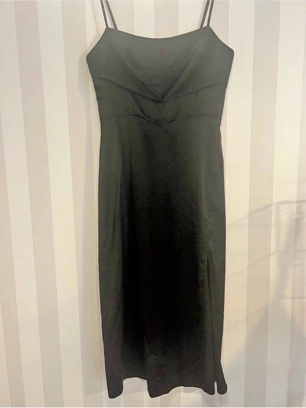 Steve Madden Mica Dress Black Maxi Dress Size Small